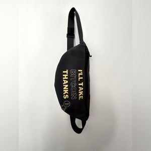 I’ll take bitcoin- limited edition Fanny bag